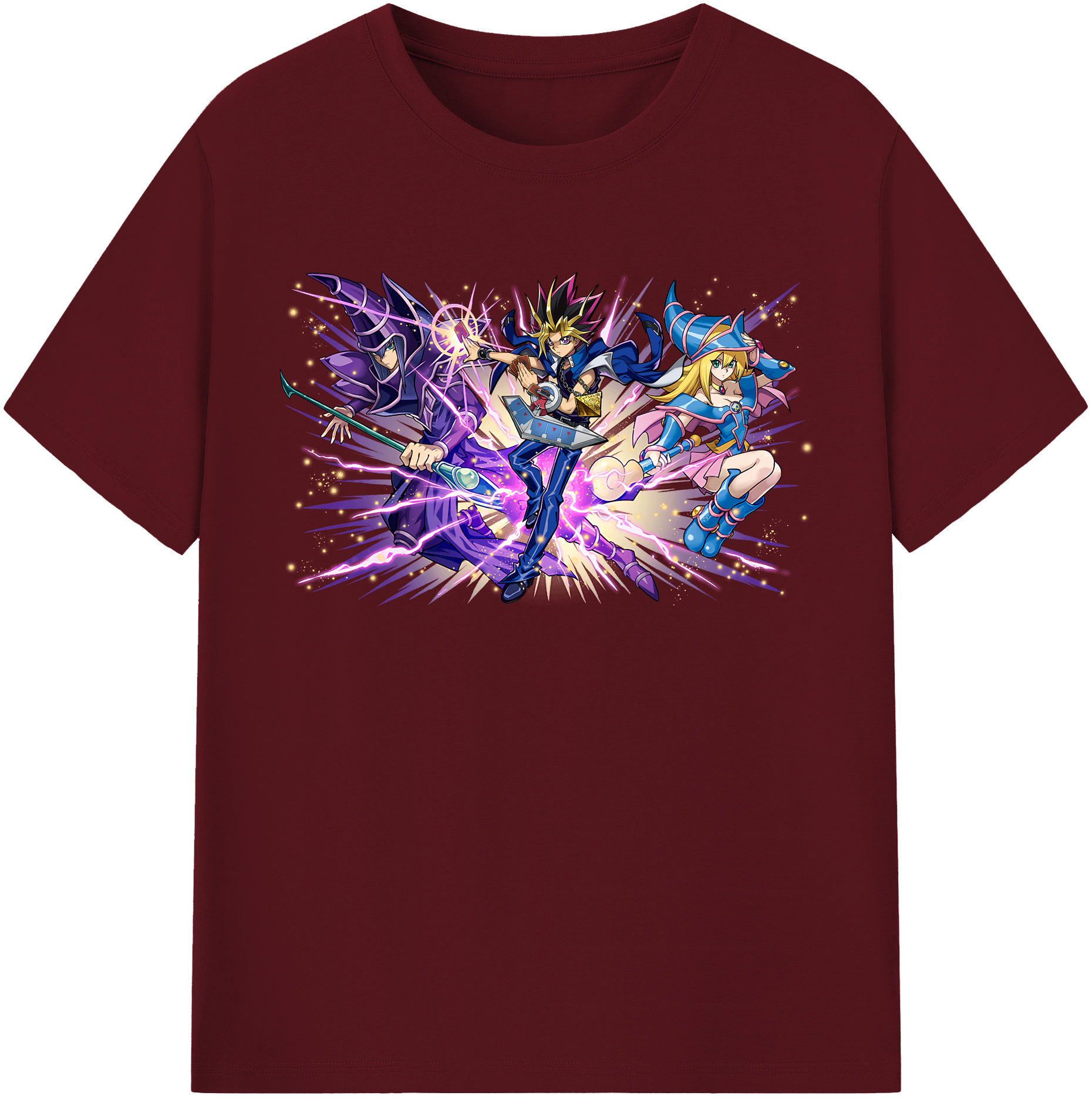 （画像用） 遊☆戯☆王 Yu-Gi-Oh! 綿100％半袖Tシャツ（フロントプリント）